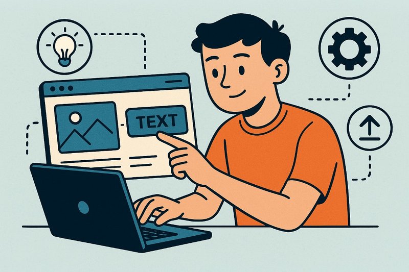 Step-by-Step Guide: How to Build Your First Website Without Coding