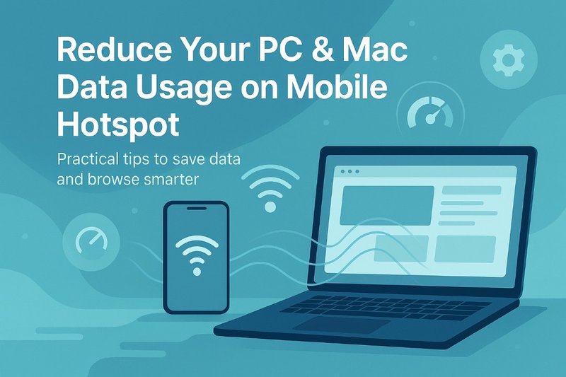 Smart Data Management: How to Stop Your Laptop from Draining Mobile Hotspot Data